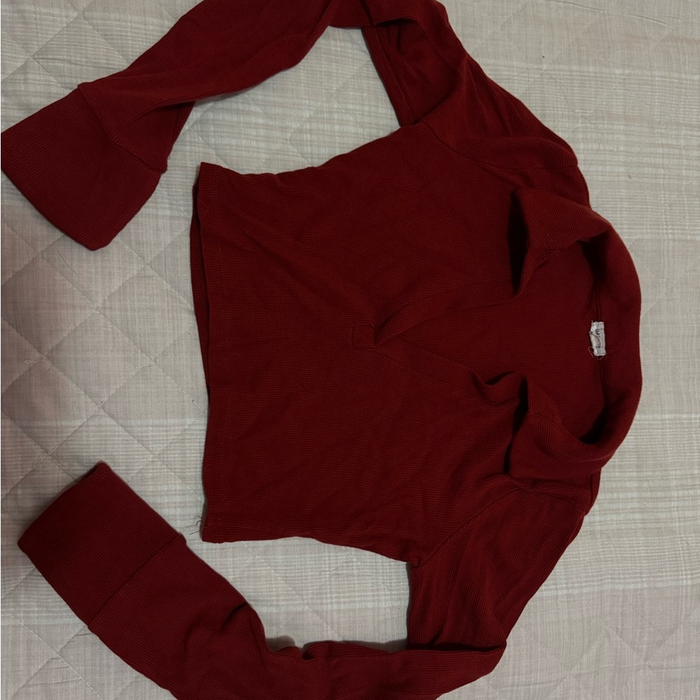 Garage Red Crop Top